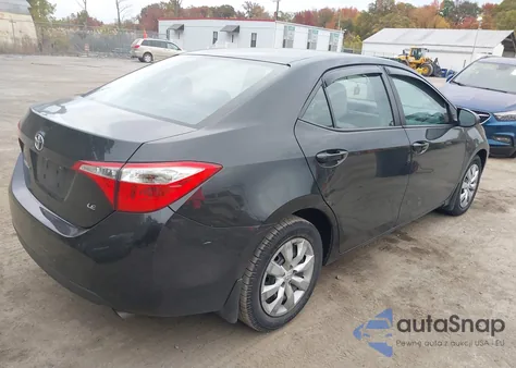 2016 Toyota Corolla Le from USA, damaged, VIN 2T1BURHE0GC521625